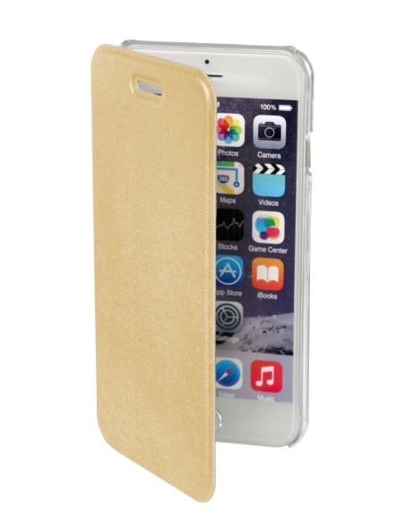Clear Back, cover trasparente con sportello protettivo - Apple iPhone 6 / 6s - Oro