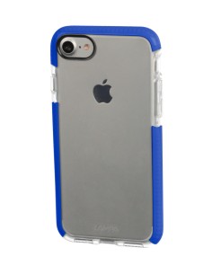 Alpha Guard, cover ultra protettiva anti-shock flessibile - Apple iPhone 7 / 8 - Trasparente/Blu 2