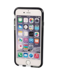 Alpha Guard, cover ultra protettiva anti-shock flessibile - Apple iPhone 6 / 6s - Fumè/Nero