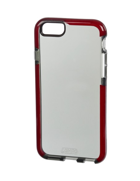 Alpha Guard, cover ultra protettiva anti-shock flessibile - Apple iPhone 6 / 6s - Fumè/Rosso