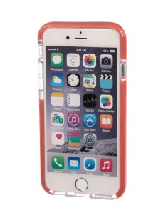 Alpha Guard, cover ultra protettiva anti-shock flessibile - Apple iPhone 6 / 6s - Trasparente/Rosa