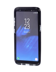 Alpha Guard, cover ultra protettiva anti-shock flessibile - Samsung Galaxy S8 - Fumè/Nero