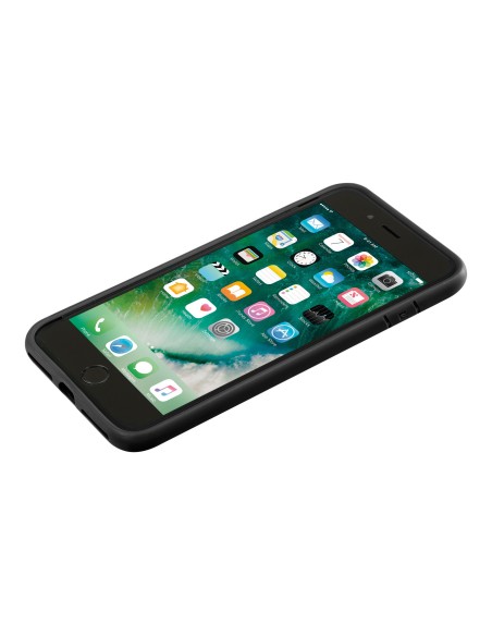 Prime, cover protettiva con cornice colorata - Apple iPhone 7 Plus / 8 Plus - Trasparente/Nero