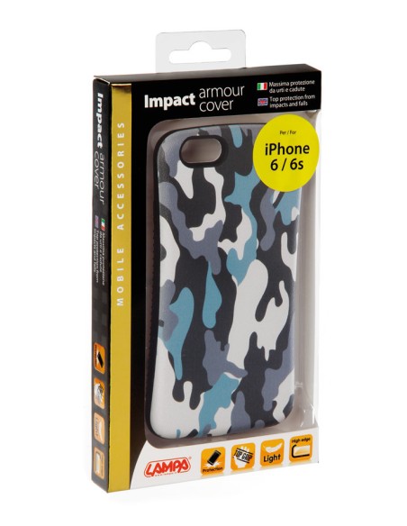 Impact armour cover massima protezione - Apple iPhone 6 / 6s - Navy Camo