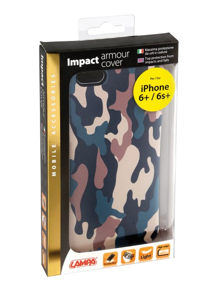 Impact armour cover massima protezione - Apple iPhone 6 Plus / 6s Plus - Wood Camo