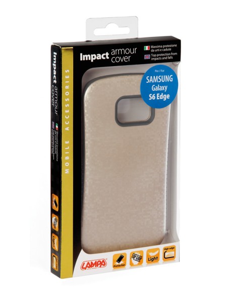 Impact armour cover massima protezione - Samsung Galaxy S6 Edge - Oro