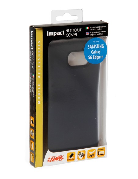 Impact armour cover massima protezione - Samsung Galaxy S6 Edge+ - Nero