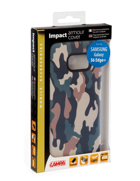 Impact armour cover massima protezione - Samsung Galaxy S6 Edge+ - Wood Camo