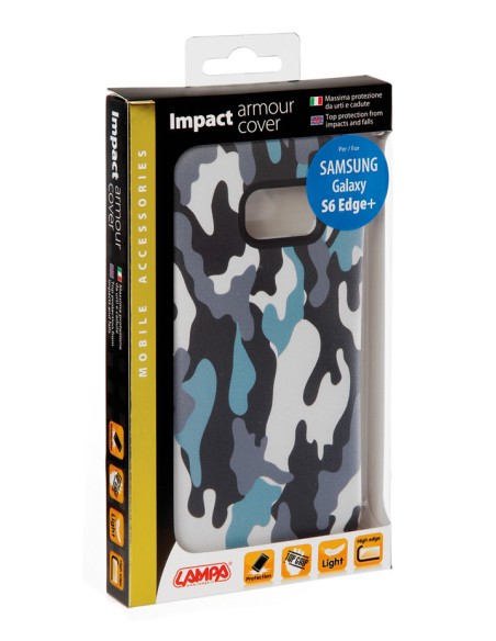Impact armour cover massima protezione - Samsung Galaxy S6 Edge+ - Navy Camo