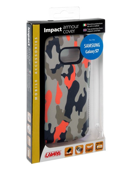 Impact armour cover massima protezione - Samsung Galaxy S7 - Modern Camo