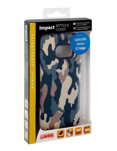 Impact armour cover massima protezione - Samsung Galaxy S7 Edge - Wood Camo