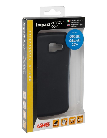 Impact armour cover massima protezione - Samsung Galaxy A3 2016 - Nero