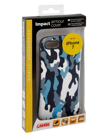 Impact armour cover massima protezione - Apple iPhone 7 / 8 - Navy Camo
