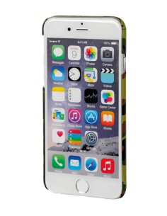Stylish, cover gommata sottile - Apple iPhone 6 / 6s - Green Camo