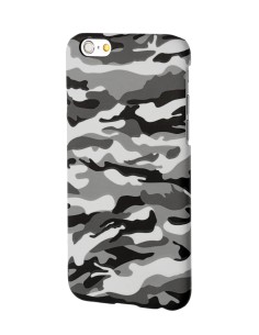 Stylish, cover gommata sottile - Apple iPhone 6 / 6s - Grey Camo 2