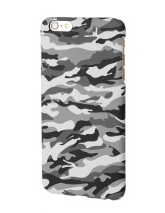 Stylish, cover gommata sottile - Apple iPhone 6 Plus / 6s Plus - Grey Camo 2