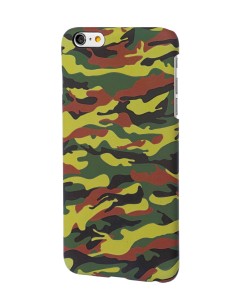 Stylish, cover gommata sottile - Apple iPhone 6 Plus / 6s Plus - Green Camo 2