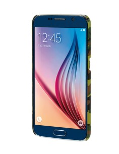 Stylish, cover gommata sottile - Samsung Galaxy S6 - Green Camo