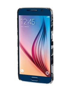 Stylish, cover gommata sottile - Samsung Galaxy S6 - Grey Camo