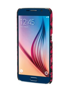 Stylish, cover gommata sottile - Samsung Galaxy S6 - Pink Camo