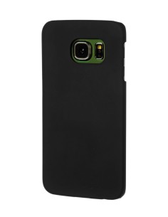 Stylish, cover gommata sottile - Samsung Galaxy S6 Edge - Nero 2