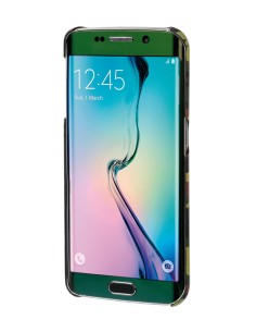 Stylish, cover gommata sottile - Samsung Galaxy S6 Edge - Green Camo