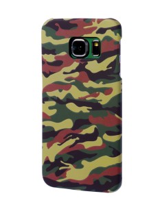 Stylish, cover gommata sottile - Samsung Galaxy S6 Edge - Green Camo 2