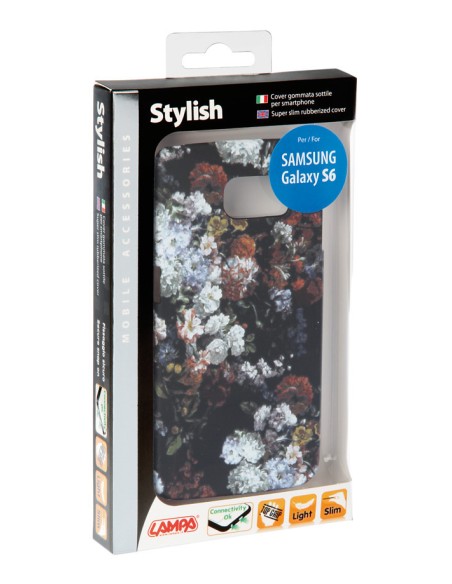 Stylish, cover gommata sottile - Samsung Galaxy S6 - Flowers