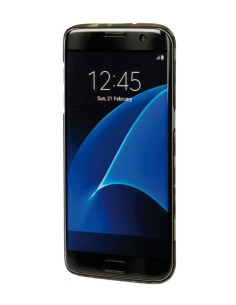 Stylish, cover gommata sottile - Samsung Galaxy S7 Edge - Green Camo