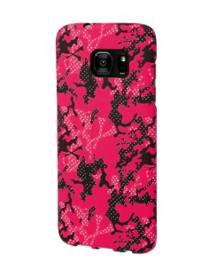 Stylish, cover gommata sottile - Samsung Galaxy S7 Edge - Pink Camo 2