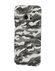 Stylish, cover gommata sottile - Htc 10 - Grey Camo 2