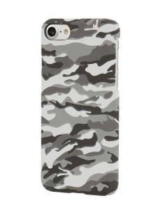 Stylish, cover gommata sottile - Apple iPhone 7 / 8 - Grey Camo 2