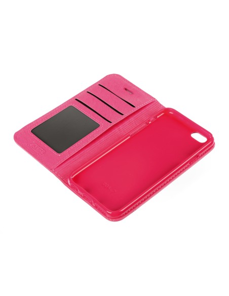 Wallet Folio Case, cover a libro - Apple iPhone 6 / 6s - Cherry