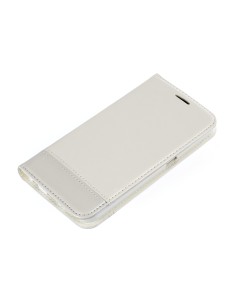 Wallet Folio Case, cover a libro - Samsung Galaxy S6 - Bianco