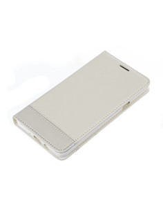 Wallet Folio Case, cover a libro - Samsung Galaxy A7 - Bianco