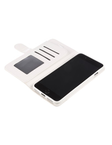 Wallet Folio Case, cover a libro - Apple iPhone 7 Plus / 8 Plus - Bianco