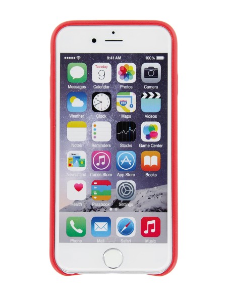 Skin, cover in Skeentex - Apple iPhone 6 / 6s - Rosso