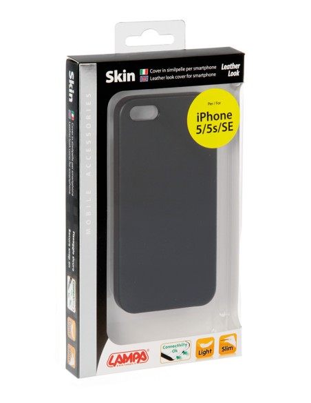 Skin, cover in Skeentex - Apple iPhone 5 / 5S / SE - Nero