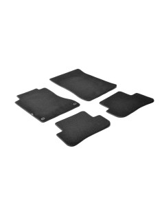 Set tappeti su misura in moquette - compatibile per  Mercedes Classe C 4p (05/00 01/07) -  Mercedes Classe C sw (04/01 12/07)