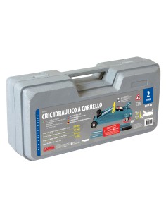 Cric idraulico a carrello - 2.000 kg - Valigetta 2