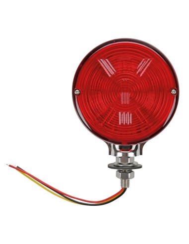 Loki-Star, luce decorativa, doppia funzione - 54 Led - 12/24V - Rosso/Arancio