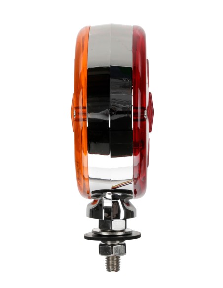 Loki-Star, luce decorativa, doppia funzione - 54 Led - 12/24V - Rosso/Arancio