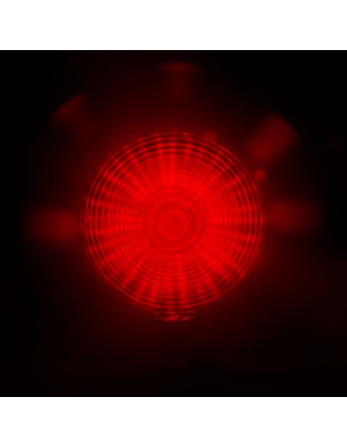 Loki-Star, luce decorativa, doppia funzione - 54 Led - 12/24V - Rosso/Arancio