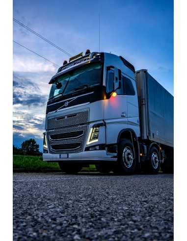 Loki-Star, luce decorativa, doppia funzione - 54 Led - 12/24V - Rosso/Arancio