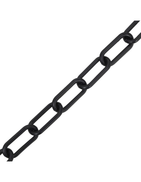 Catena Segnaletica Nera 100 m Ø8 mm in Plastica