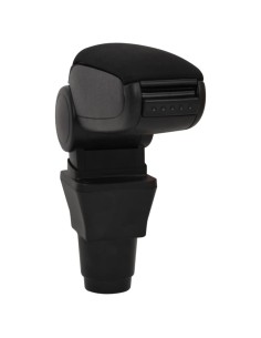 Bracciolo per Auto Nero 13x32,5x(24-51,5) cm in ABS