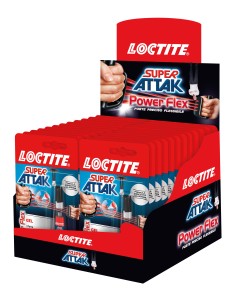 Loctite Super Attak Power Flex, 3 g - Display 24 pz