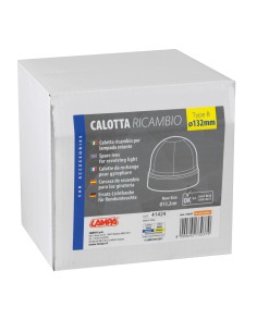 Calotta ricambio per luce di segnalazione art. 72898 / 72909 - Arancio 2