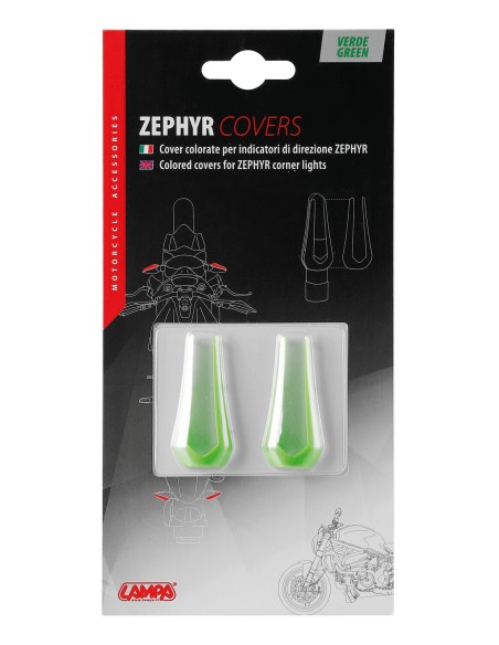 Cover colorate per indicatori di direzione Zephyr, 2 pz - Verde