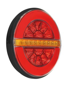 Dynamic O-Led, Fanale retronebbia, 3 funzioni, 12/24V - Sinistro